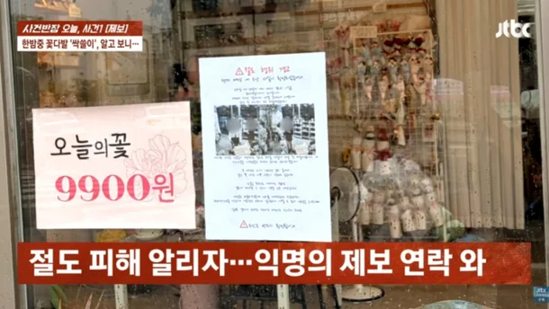 '무인 꽃집' 턴 여중생들…사장 SNS에 박제되자 "본인 등장" 댓글 · 2번째 이미지
