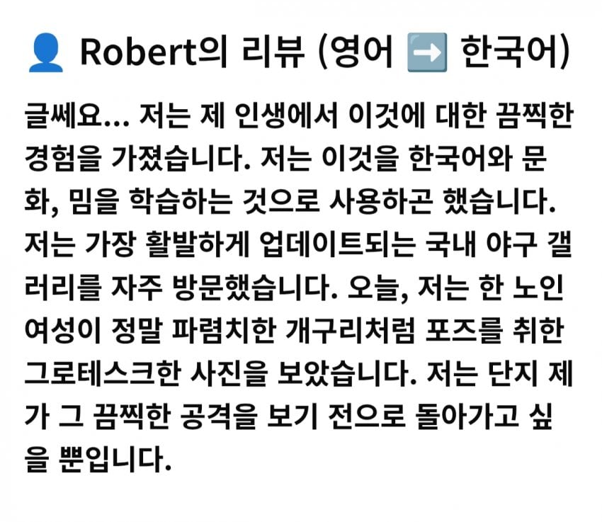 어느 외국게이의 디시앱 리뷰.. · 2번째 이미지