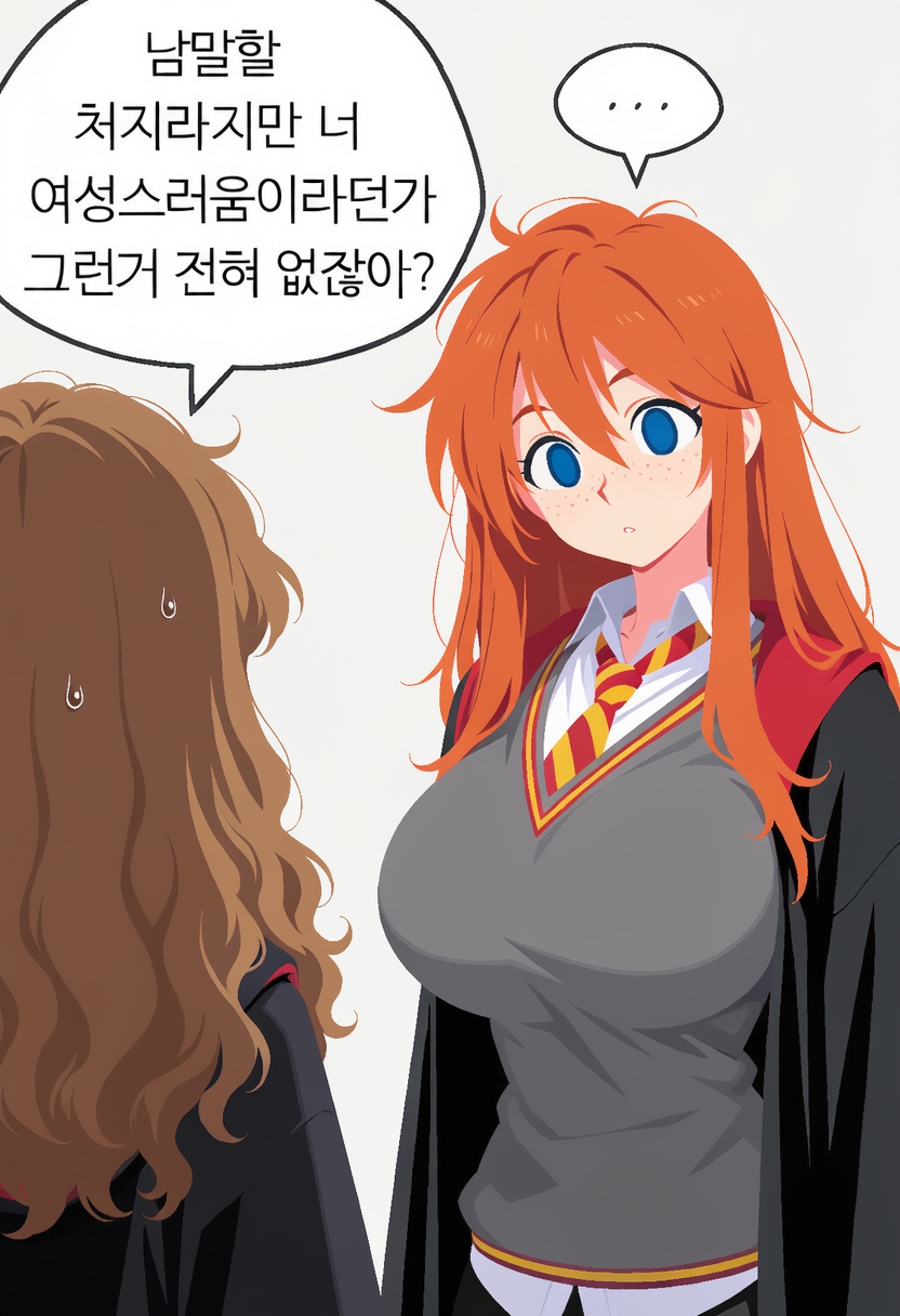 ㅆㄷ)헤르미온느 도발하는 ts론 · 4번째 이미지