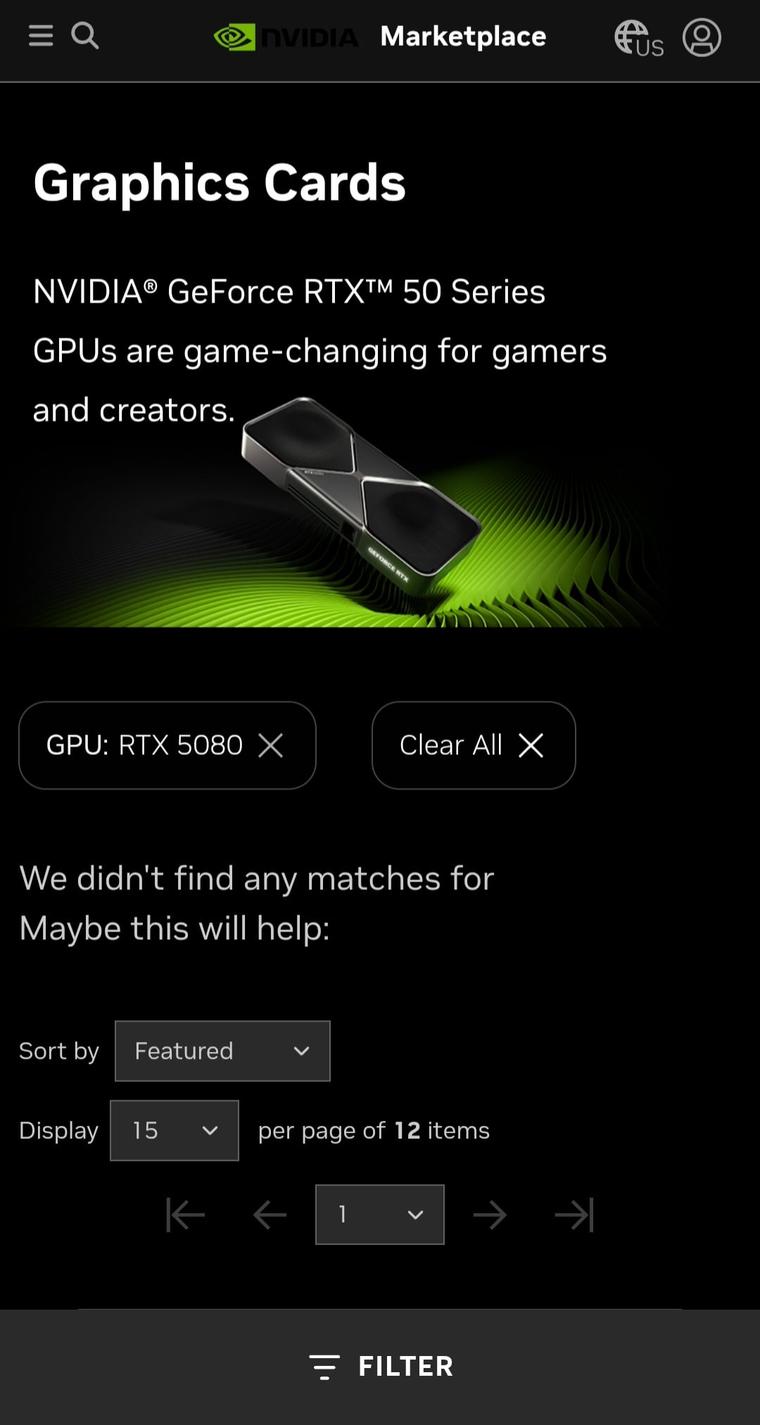 엔비디아 북미 마켓에서 RTX5080 삭제조치
