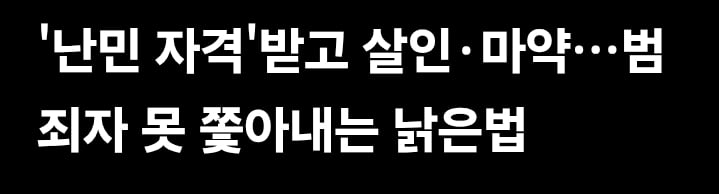 난민 범죄자 추방 못함 ㅋㅋㅋ · 11번째 이미지