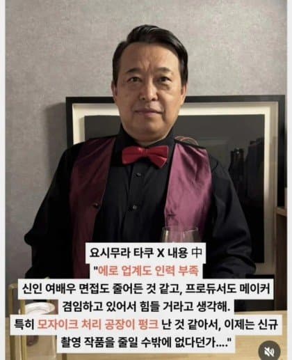 현재 위기라는 일본 AV업계 상황