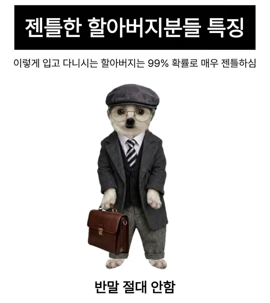 절대 진상일수가 없는 어르신 패션 · 4번째 이미지