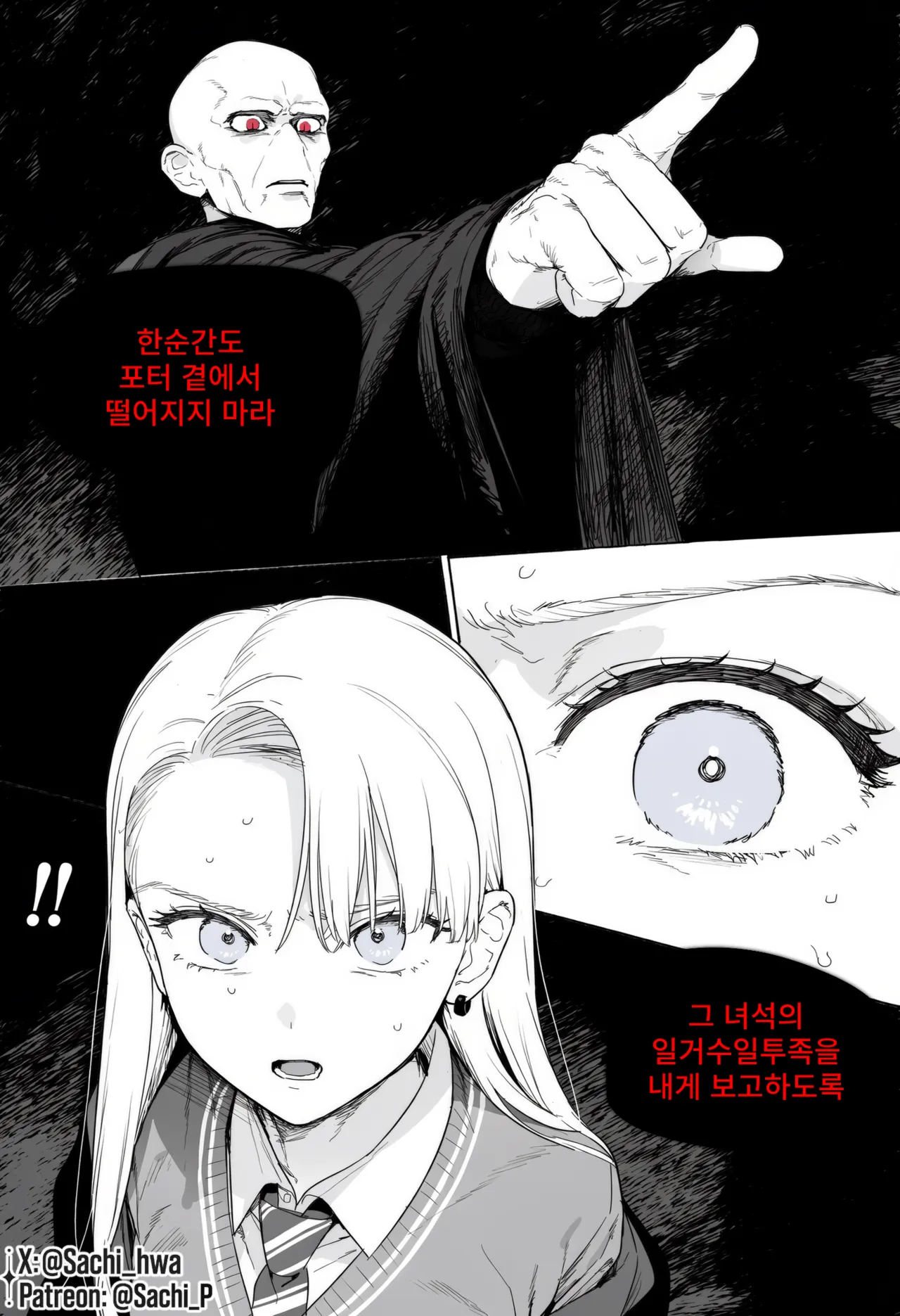 ㅆㄷ) 명령으로 포터를 감시하는 ts말포이 · 2번째 이미지