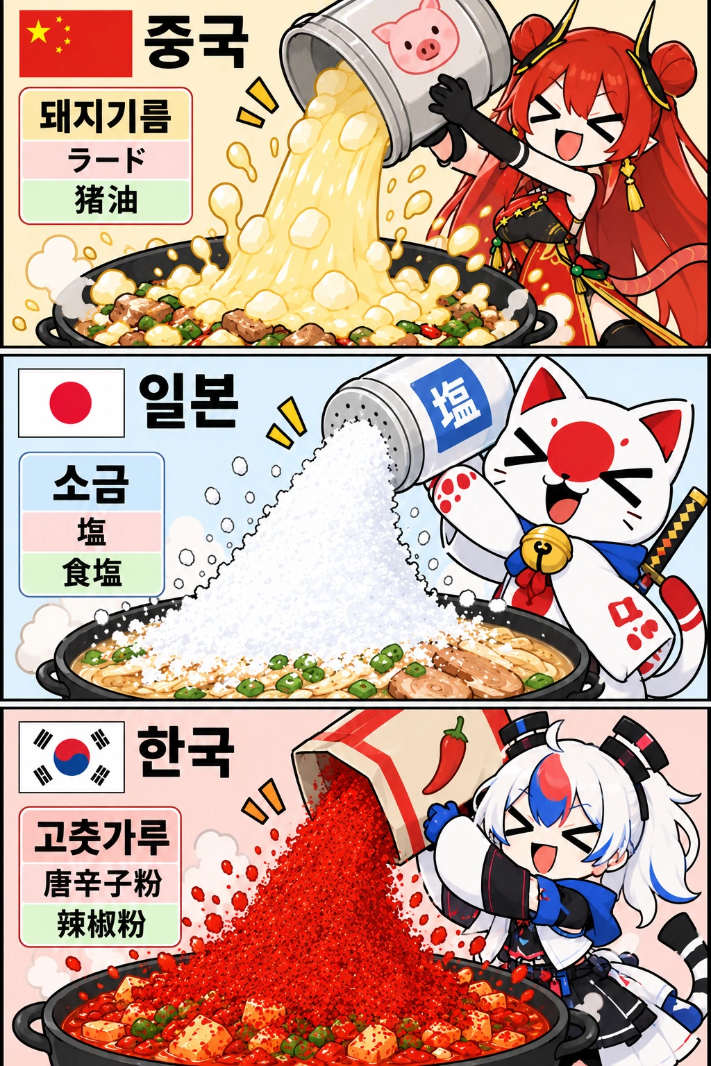 한중일 요리 요약.jpg · 1번째 이미지