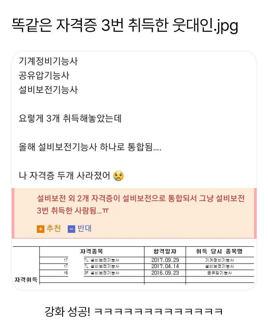 같은 자격증 3개 취득한 사람.jpg