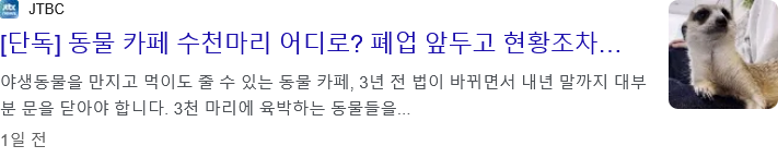 2027년까지 대부분의 동물카페는 폐업 예정