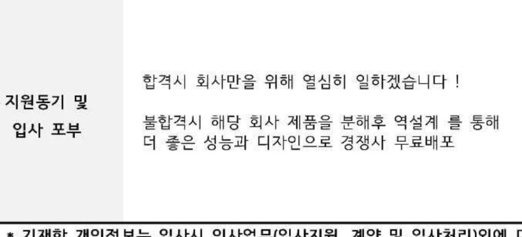 최종 합격했다는 자기소개서 내용 ㄷㄷ · 1번째 이미지