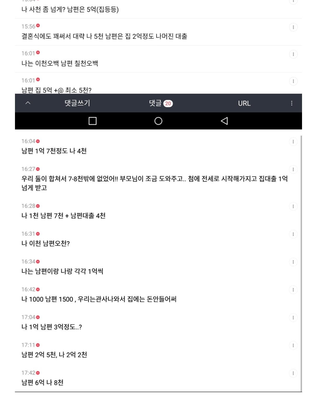 여시에서 알아본 남녀 결혼 비용+그걸 다시본 여시댓글 · 2번째 이미지