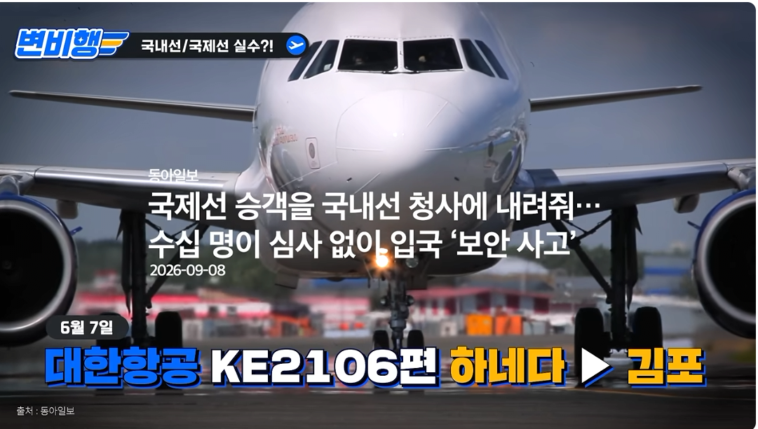 승객 불법입국 시킨 대한항공과 승객 처벌 검토한 법무부 ㄷㄷㄷㄷㄷ