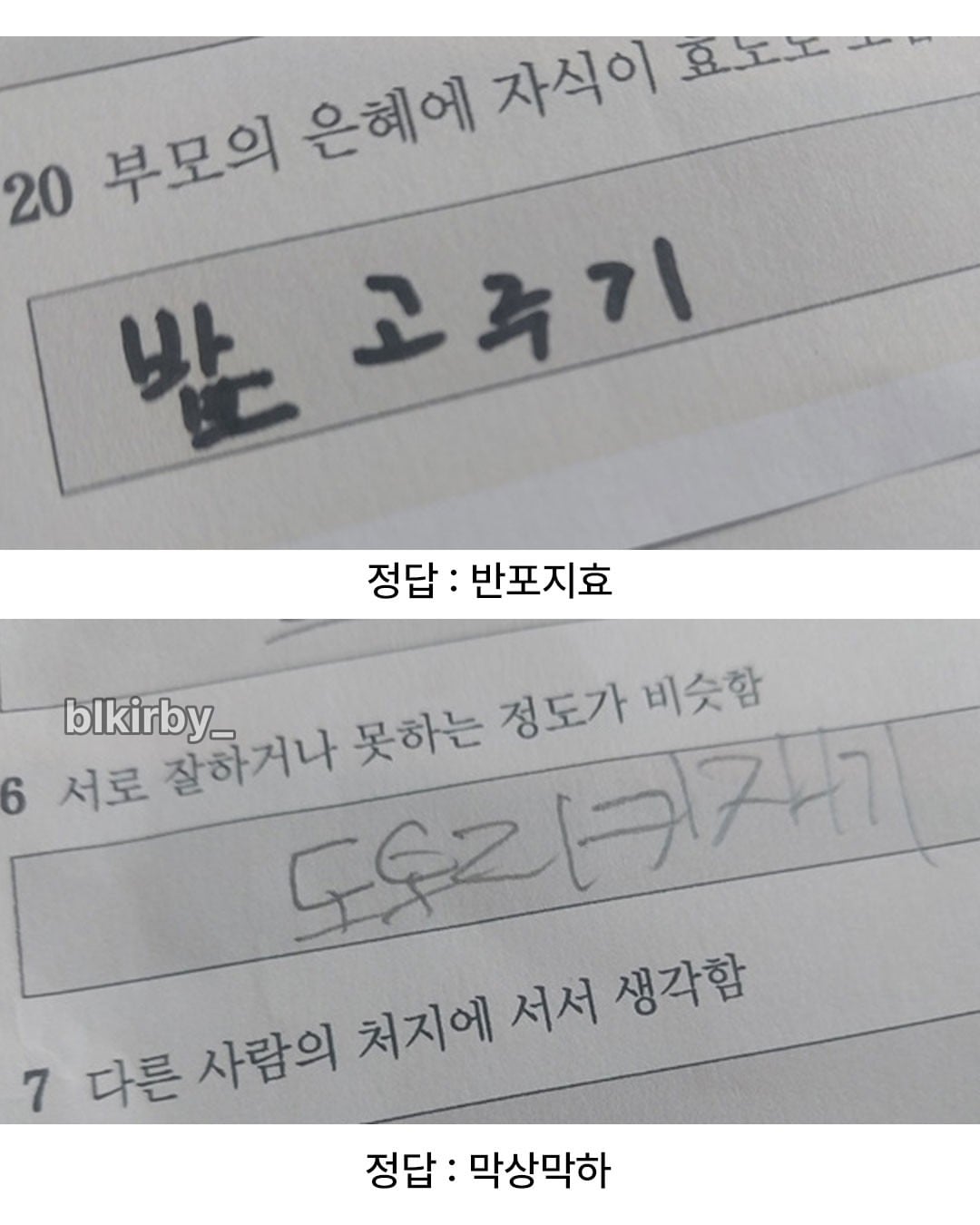 사자성어 시험 본 어린이들.jpg · 5번째 이미지