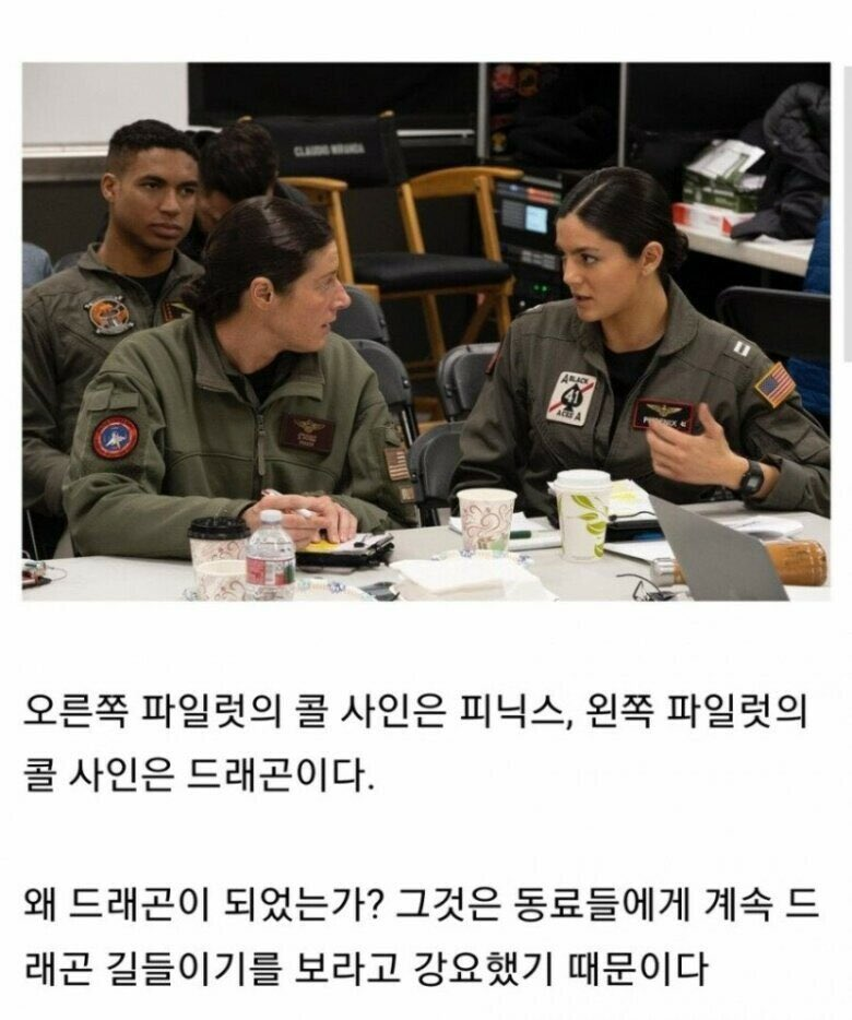 파일럿의 콜사인이 "드래곤"이 된 이유