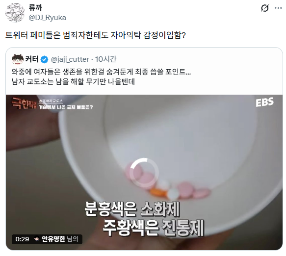 오늘자 페미 본진에서도 아 이건좀 박은 레전드 트페미 · 1번째 이미지