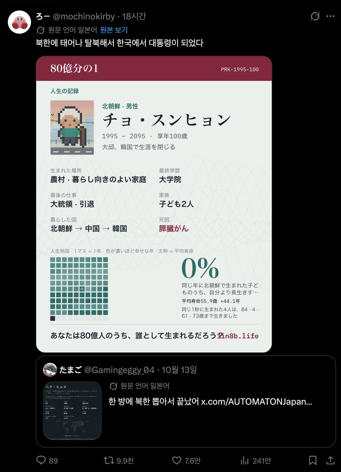 80억분의 1 레전드 플레이어 · 1번째 이미지