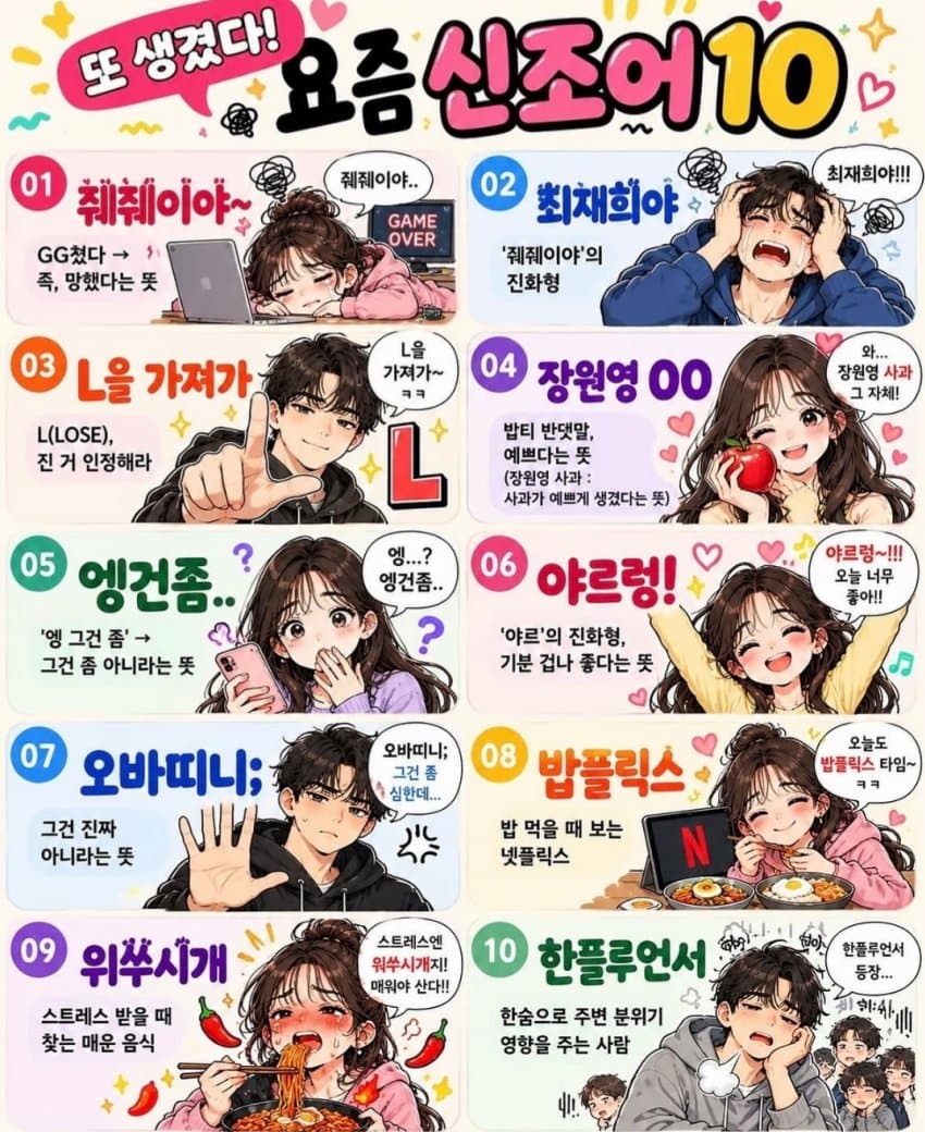 새로 생겼다는 신조어 · 1번째 이미지