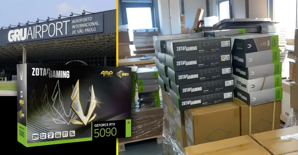 브라질 공항, RTX5090 2팔레트 분실 · 1번째 이미지