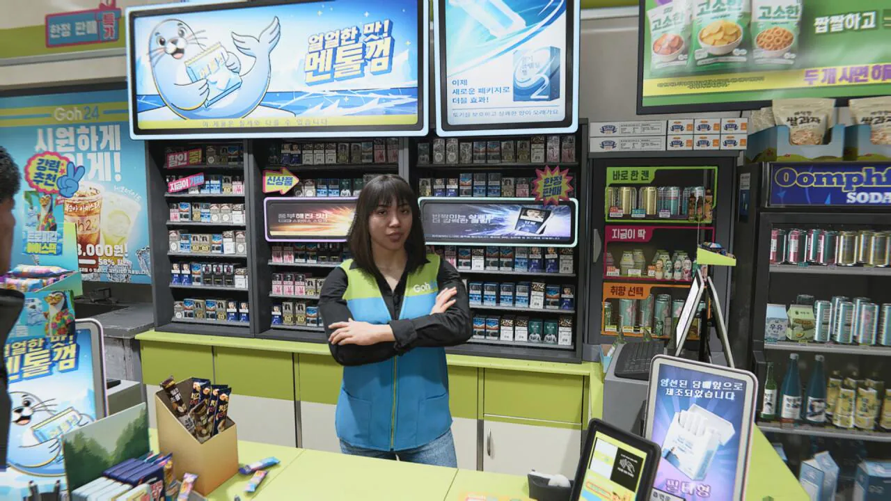 콜오듀티 게임 속 한국 편의점 내부