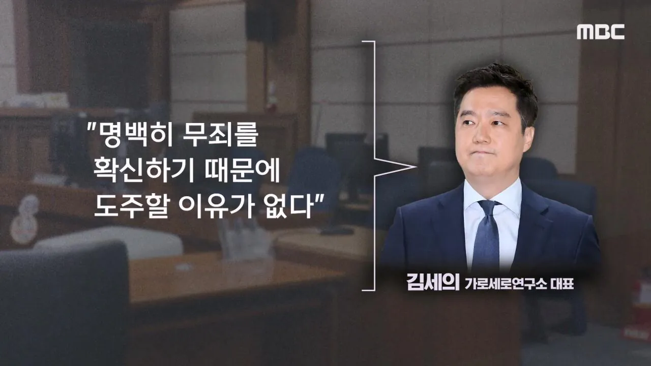 [뉴스 '꾹'] 100억 집 두고 도주하겠나 ..'보석해달라' 金 읍소하자 (2026.10.15 MBC뉴스).mp4_20261015_163214.522.jpg 김세의 "100억 집 두고 도주하겠나"..'보석해달라' 재판중 읍소