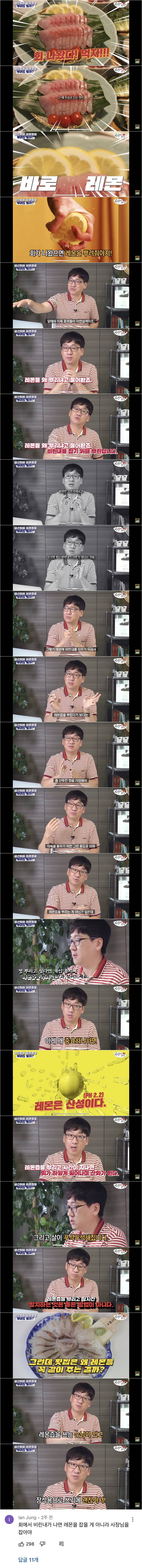 횟집 레몬 사용시 주의할 점 · 1번째 이미지
