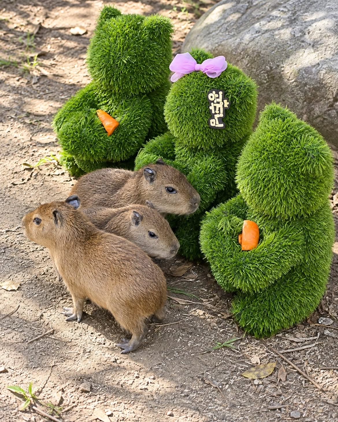 에버랜드에서 태어난 카피바라 세쌍둥이.jpg · 4번째 이미지