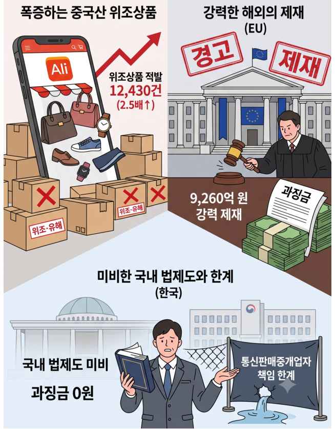 알리, 올해만 위조품 1만건 적발…EU는 9260억 제재·韓은 과징금 ‘0’ · 2번째 이미지