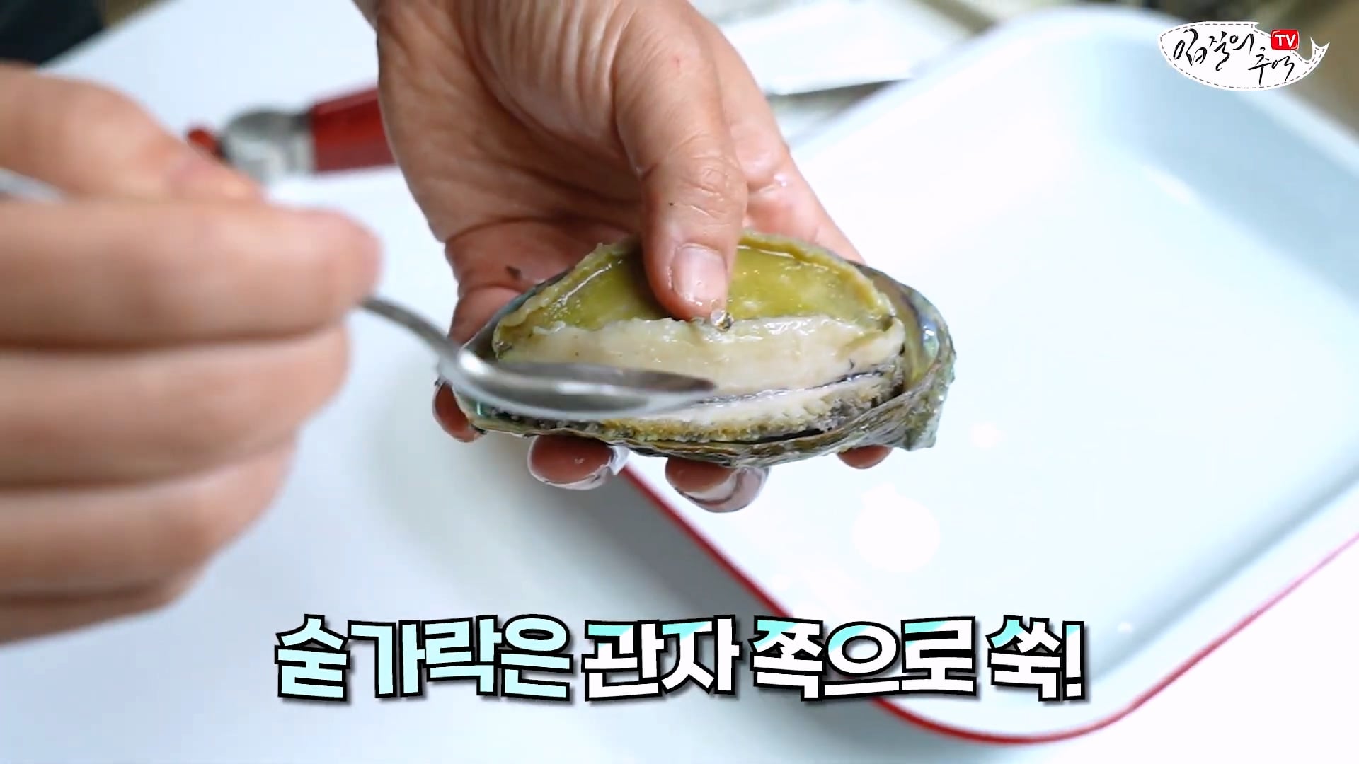 암컷 아저씨가 알려주는 손 쉬운 전복 손질 방법 · 35번째 이미지
