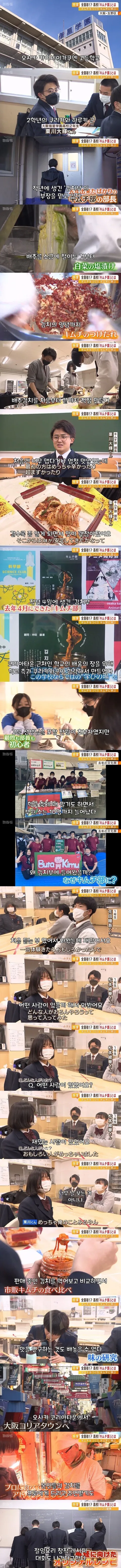 일본 고등학교 김치 동아리