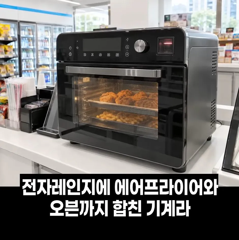 CU편의점에 도입된 전자레인지 ㄷㄷ