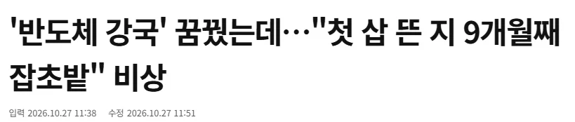 한국 반도체 게섯거라 하던 베트남 반도체 근황
