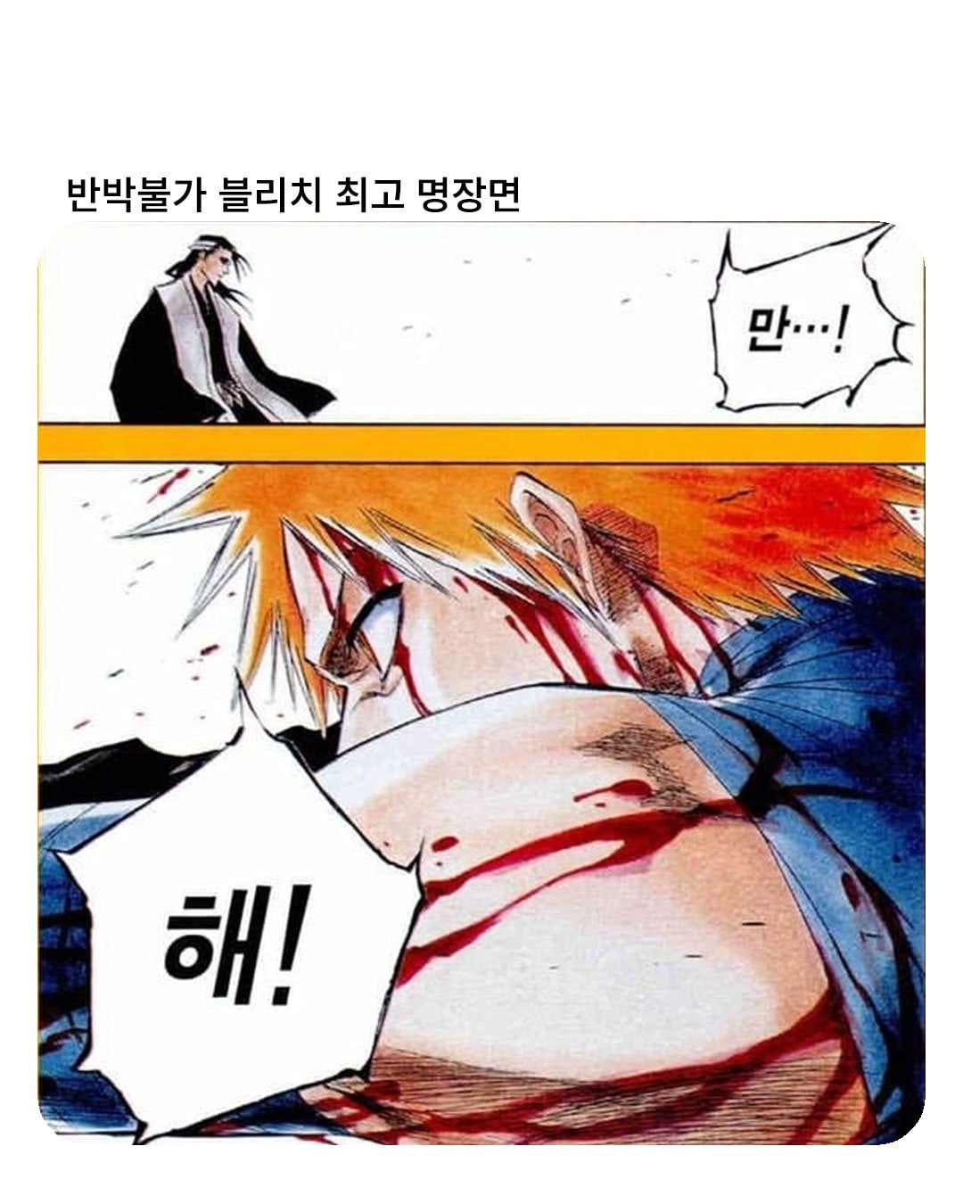 반박불가 블리치 최고의 명장면 · 1번째 이미지