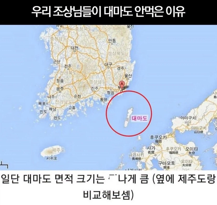 조상님들이 대마도 안먹은 이유.jpg · 1번째 이미지