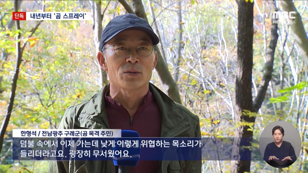 지리산 곰 100마리 육박하자 내놓은 특단의 조치 · 2번째 이미지