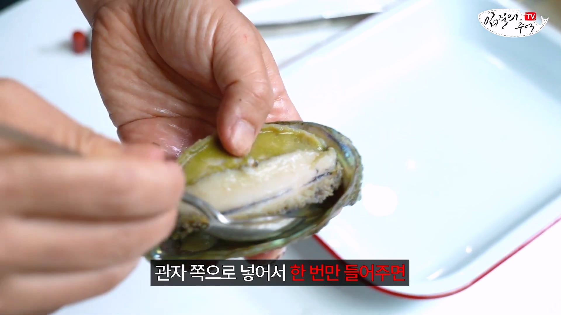 암컷 아저씨가 알려주는 손 쉬운 전복 손질 방법 · 37번째 이미지