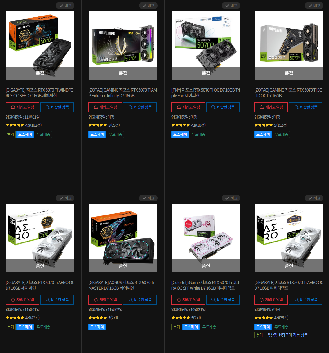 RTX5080 재고근황 · 4번째 이미지