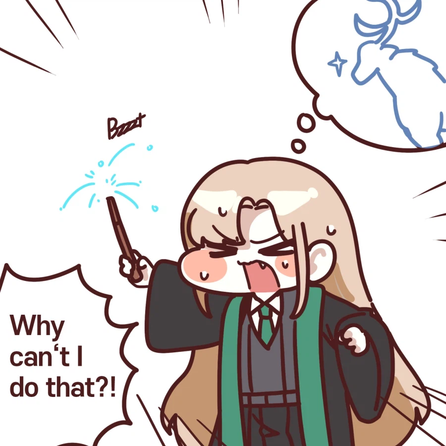 TS말포이) 패트로누스 마법을 배우는 말포이.manhwa · 2번째 이미지