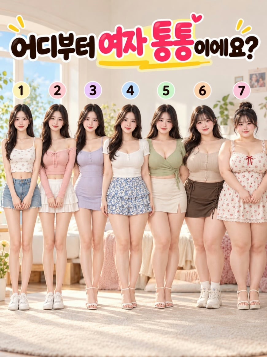 어디부터 여자통통이에요?? · 1번째 이미지