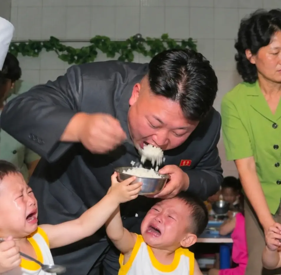 애들 밥 먹는걸 본 김정은 · 2번째 이미지
