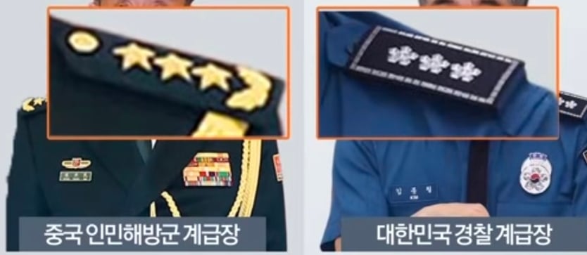 정부 홍보물에 중국군 계급장 · 2번째 이미지
