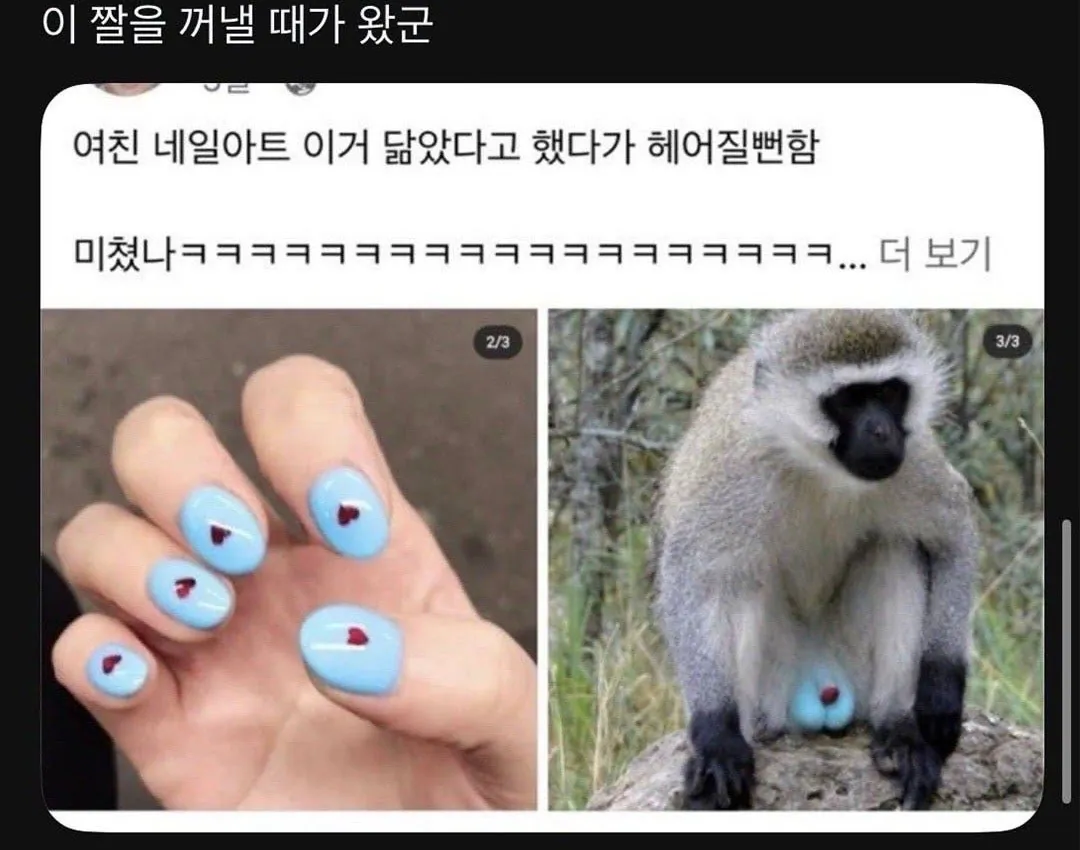 여자들의 망한 네일 인증대결.jpg · 4번째 이미지