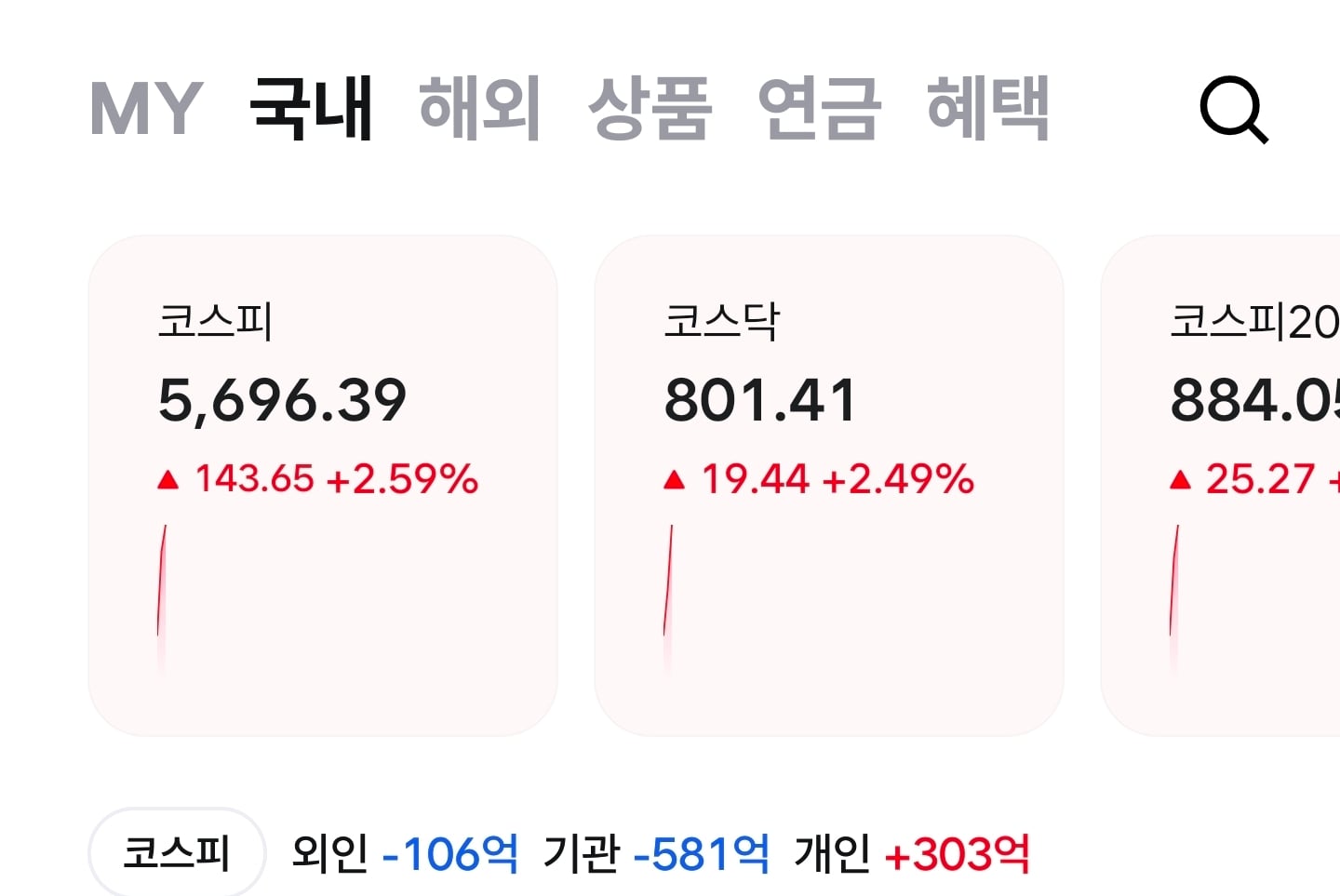 코스피 반등! · 1번째 이미지