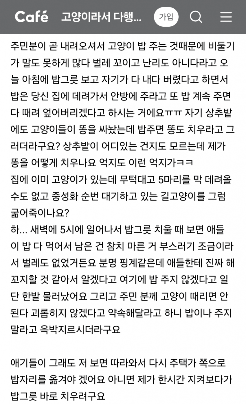 아파트에서 싸운 캣맘 · 3번째 이미지