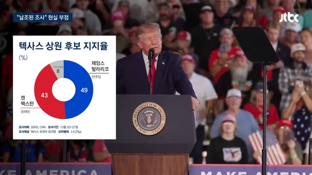 🇺🇸 30년 텃밭 텍사스가 '파랗게' 물들자…트럼프 "다 날조다" · 2번째 이미지